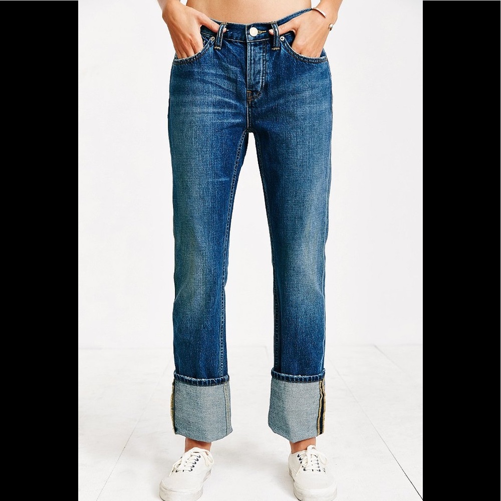 ‼️UO BDG Low Rise High Cuff Jeans